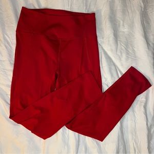 NWOT Girlfriend Collective red leggings size M